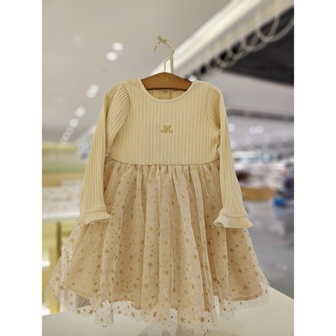 (밍크뮤) 23FW(BE)골지샤인원피스(드레스) 33A15400080