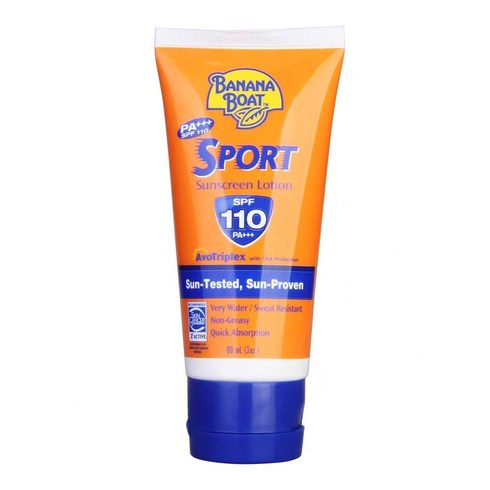 바나나보트 SPF 110 PA+++ 스포츠 땀 방지 선스크린 로션 선크림, 1개, 90ml