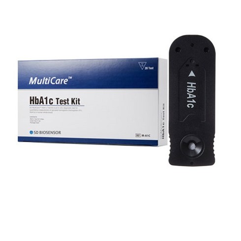 당화혈색소기계 - 멀티케어 당화혈색소 스트립 1박스 20T MultiCare HbA1c, 20개