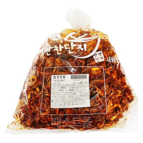 반찬단지 쌀게무침, 4kg, 1개