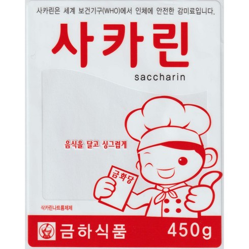 금하식품 사카린 450g 100% 40~80mesh 고운입자, 450g 40~80mesh 고운입자, 1개