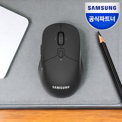 삼성전자 무소음 초고속 무한휠 블루투스 무선 마우스 SM-M1400QB, 블랙