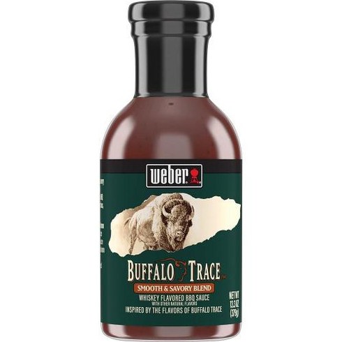 버팔로트레이스 - Weber alo Trace Whiskey Flavored BBQ Sauce 13.3 Ounce 720837, 1개, 379g