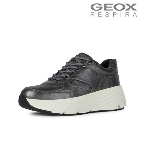 제옥스 GEOX제옥스 여성 New 22 FW 컴포트 키높이 스니커즈 디아만타 W1X26UF2F71 그레이
