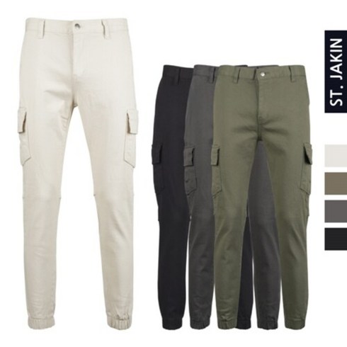 2023년 가성비 최고 나이키골프바지 - 남성 봄 가을 골프웨어 편한 밴딩 카고 조거 팬츠 골프바지