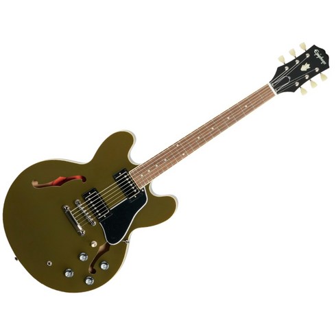 Epiphone Olive Drab Green ES-335, 단일 옵션