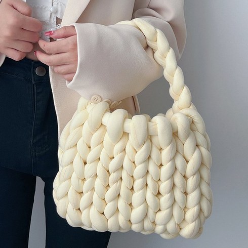 연이랜드 자이언트얀 뜨게가방 완성품