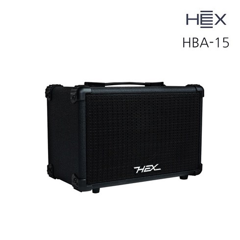 베이스기타앰프 - HEX 베이스기타 앰프 HBA-15, BK (블랙), 1개