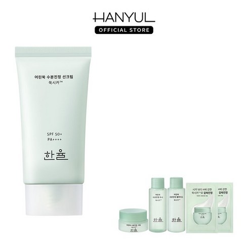 한율 어린쑥 수분진정 선크림 50ml, 1개