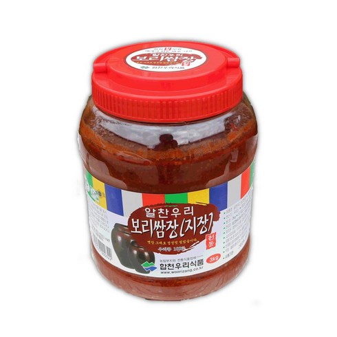 천기누설시금장 - 알찬우리 보리쌈장 시금장 보리개떡장 등겨장 집장 3kg, 1개