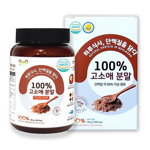 HACCP인증 고소애분말 100% 국내산, 150g, 1개