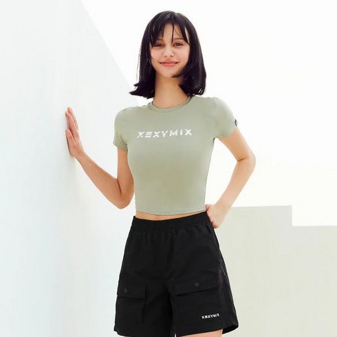 [젝시믹스] 헤바 크롭탑 (XA5203T)