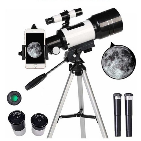 고배율 천체망원경 별관측 태양관측 허블 Telescope 150배 망원경, 1개