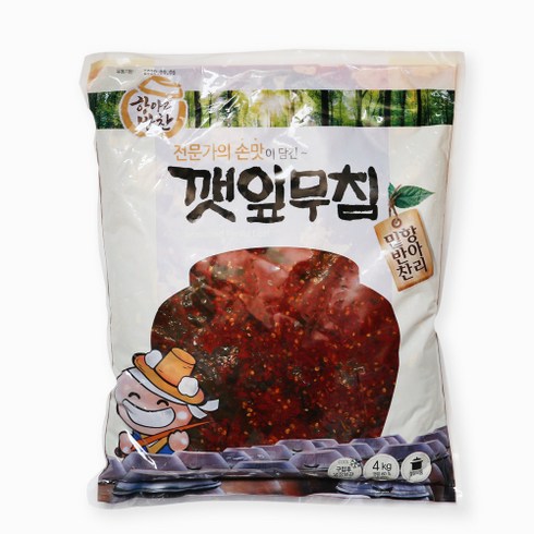 항아리반찬 깻잎무침 4kg 양념깻잎, 1개