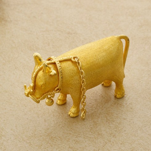 순금동물 - 한국공인금거래소 황금소 3.75g 순금 동물 24K 선물