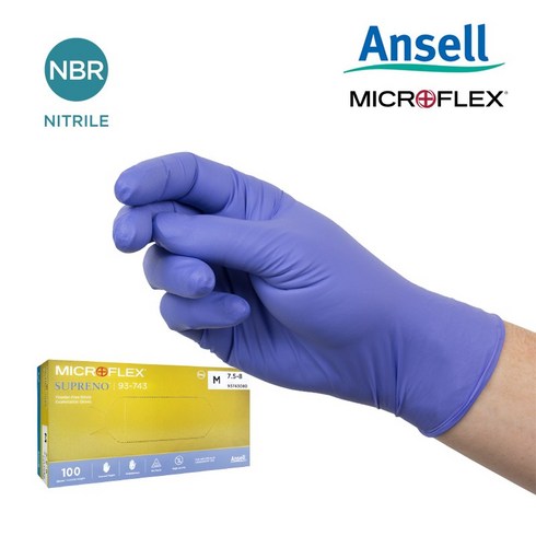 microflex SUPRENO 93-743 슈퍼레노 니트릴장갑, 1개