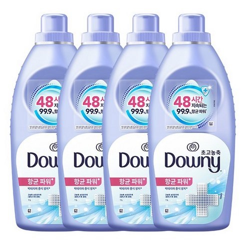 다우니 초고농축 향균 파워 1L X 4개