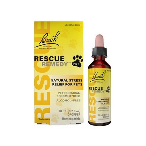 바흐 레스큐 레미디 강아지 고양이 심신안정제 (20ml) / Bach Rescue Remedy, 1병