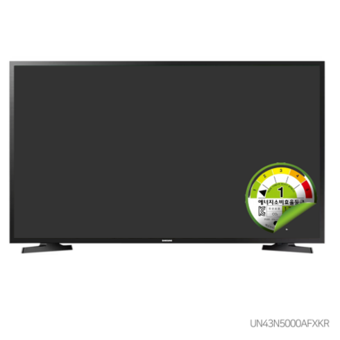 삼성전자 FHD LED TV, 108cm(43인치), UN43N5000AFXKR(벽걸이형), 벽걸이형, 방문설치