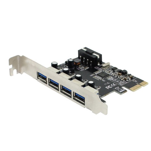 넥시 4포트 USB3.0 PCI-E 카드 NX311