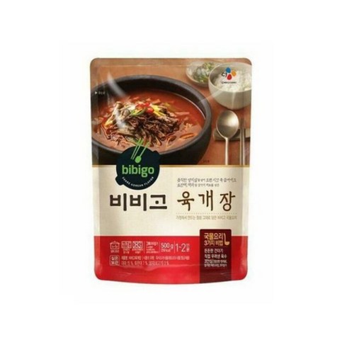 CJ 제일제당 비비고 육개장 500g 18개