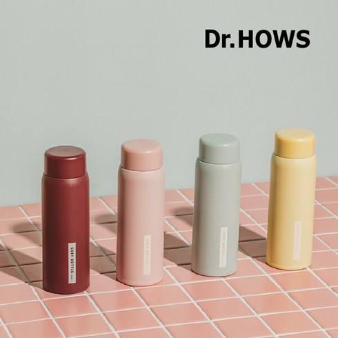 닥터하우스 코지 미니 보냉 보온병, 200ml, 파우더 핑크