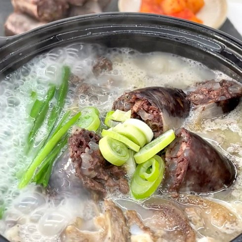 이상민 돼지국밥 - 유비푸드 병천식 순대국, 5개, 610g