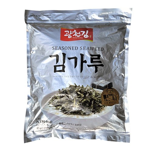 김가루1kg - 광천김 대용량 업소용 김가루 1kg, 1개