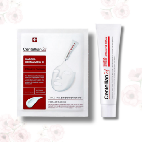 동국제약 센텔리안24 마데카 더마마스크3 인텐시브포뮬러 80매 + 인텐스 리프팅 아이크림 15ml, 마스크 10매  10박스