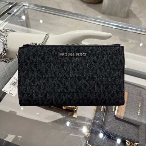 마이클 코어스 젯 셋 트래블 더블 지퍼 손목 스트랩 지갑 Michael Kors Zip Wristlet Phone Wallet 35F8STVW0B 호환