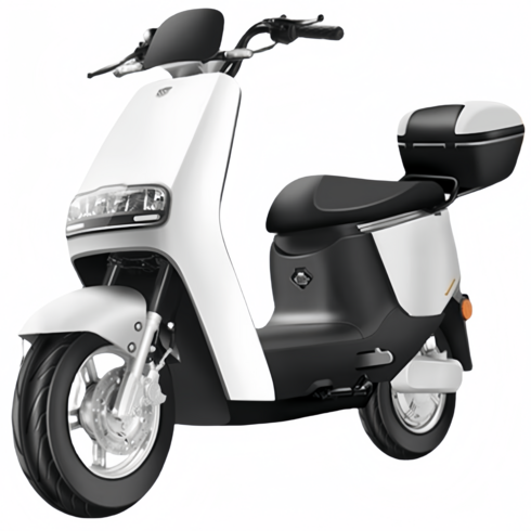 Montheria 전기자전거 48V 출퇴근 배달 전기스쿠터 A598-203, 블랙, 12AH-40KM