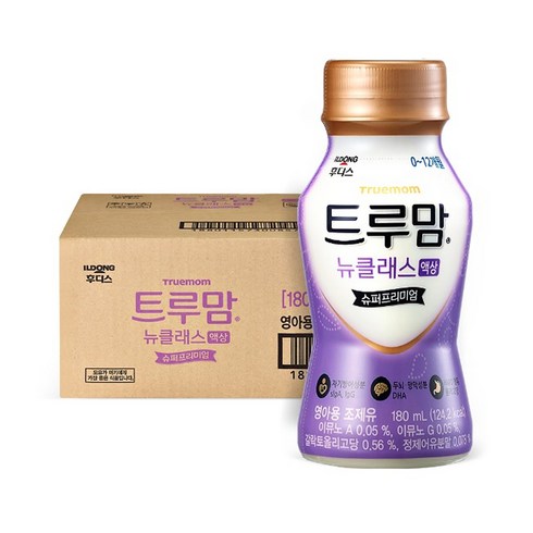 일동후디스 트루맘 뉴클래스 액상분유 1단계 180ml, 24개