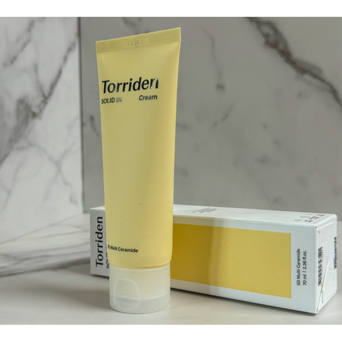 [본사정품] 토리든 솔리드인 세라마이드 크림 70ml TORRIDEN SOLID IN Cream 5D Multi Ceramide 토리든크림 세라마이드크림 수분크림 에센스 튜브형, 1개