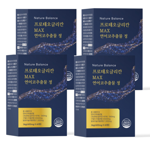 2023년 가성비 최고 프로테오글리칸 - 네이처발란스 프로테오글리칸 MAX 360mg 연어코연골추출물 60정 연어코추출물 2형콜라겐, 240정, 240정