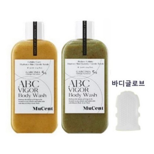 뮤센트 바디워시 ABC 비거 바디스크럽 300ml 옐로우멜로우 그린포레스트 2종, 1개