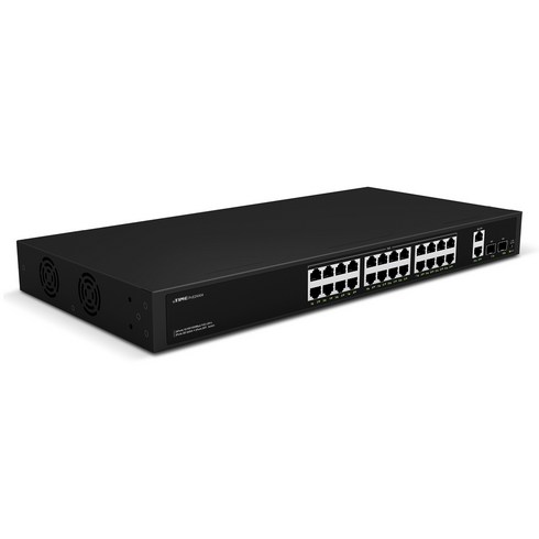 ipTIME - POE24004 POE24000 의 후속모델 24포트 PoE LAN 지원 허브 / 기가비트 / 2포트 기가비트 Uplink + 2포트 SFP