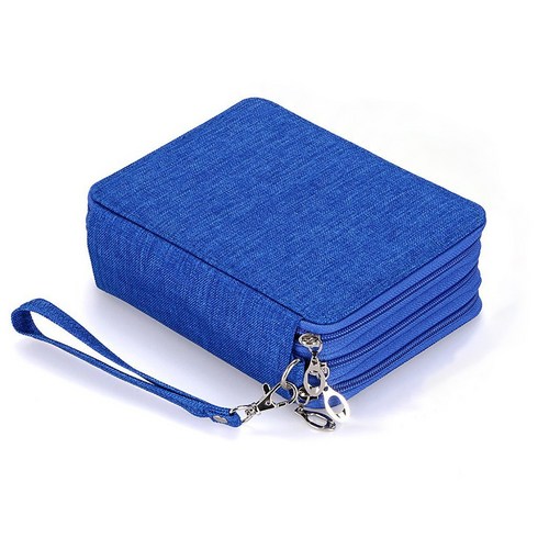 굿즈미 72색 색연필 미술 가방 케이스, 1통, 블루