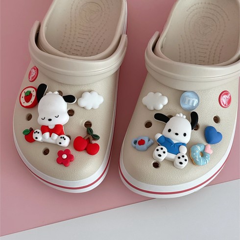 메이디엔 대왕포차코 파츠 12ps 세트 신발 악세사리 참 실내화 꾸미기