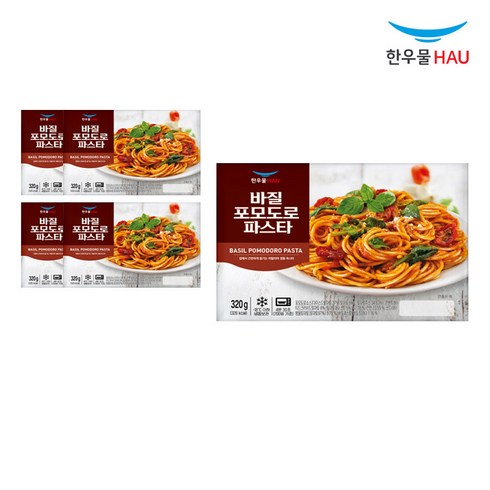 [자연맘스토리] 한우물 바질 포모도로 파스타 320g x 5개