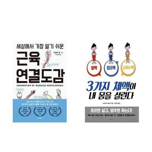 3가지 체액이 내 몸을 살린다 - 하나북스퀘어 세상에서 가장 알기 쉬운 근육연결도감+3가지 체액이 내 몸을 살린다