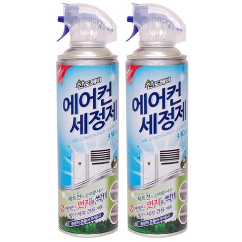 산도깨비 에어컨세정제330ml, 330ml, 2개