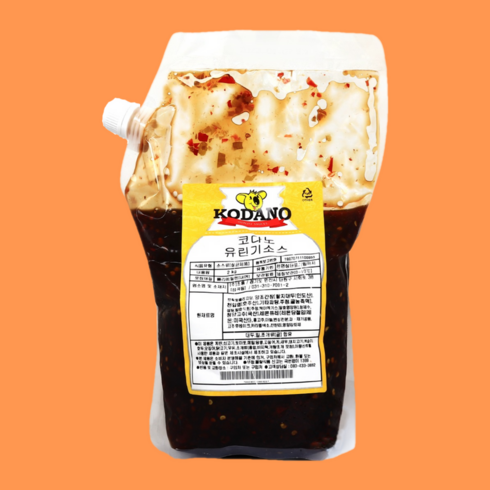 코다노 유린기소스 2KGx5봉지 BOX 진한맛 고기요리용, 2kg, 5개