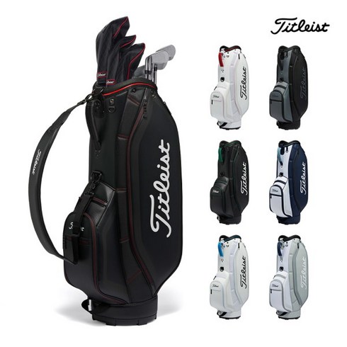 2023년 가성비 최고 타이틀리스트골프백 - [아쿠쉬네트코리아정품] 타이틀리스트 23년 신상품 에스파이어러 캐디백_TB23ACBA, 블랙+레드