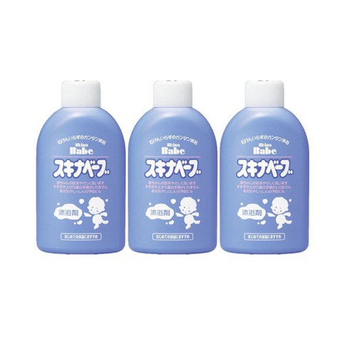 모찌다 스키나베브 아기 입욕제 유아 목욕 500ml 3개, 단품