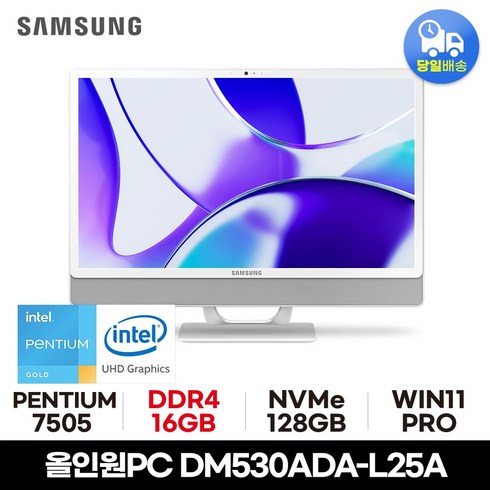 dm530ada - 삼성 올인원PC DM530ADA-L25A 사무용 가정용 공간활용 일체형PC, WIN11 Pro, 128GB, 16GB