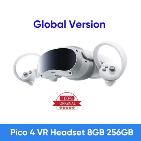 호환용 글로벌 버전 피코 4 VR 헤드셋 올인원 가상 현실 D 안경 디스플레이 스트림 게임 vr, 4.Global 8GB 256GB