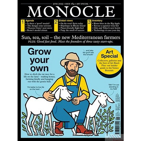 모노클잡지 - Monocle Uk 2023년6월 (#164)호 (모노클 잡지 영국판 편집장 타일러 브륄레 Tyler Brule) - 당일발송