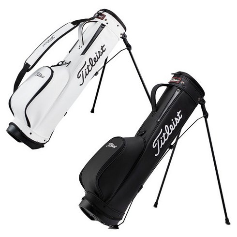 TITLEIST 타이틀리스트 골프 코어 에센셜 하프백 클럽케이스 TB22SXCEHK, 블랙