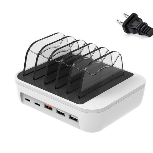 QC3.05 포트 65W 충전기 전화-태블릿 어댑터용 USB 전력 급속 충전 스테이션, US