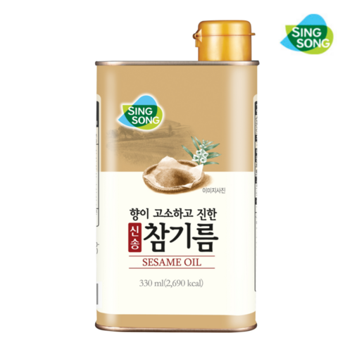 신송 참기름 330ml, 1개